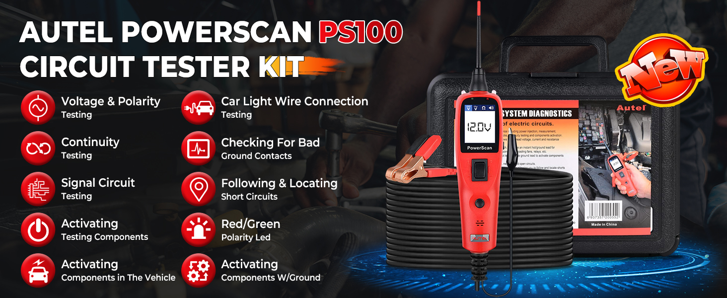 Autel Power scan circuit tester