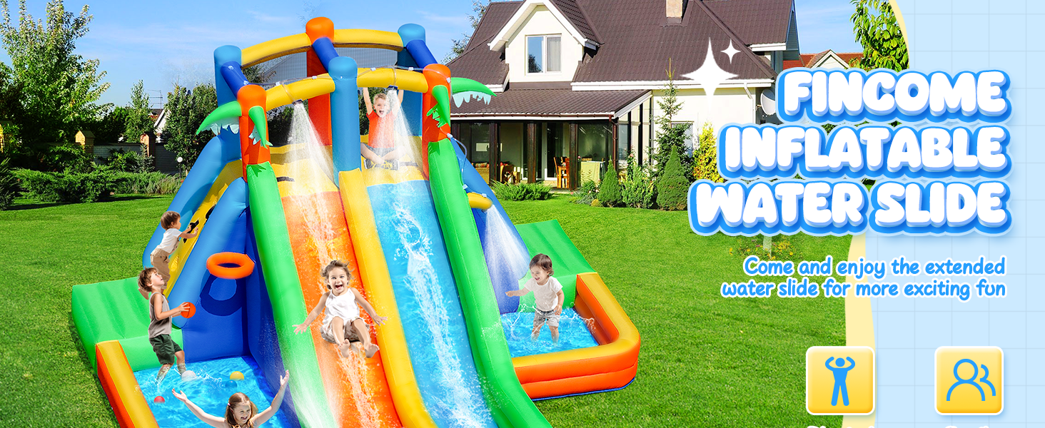 inflatable water slide