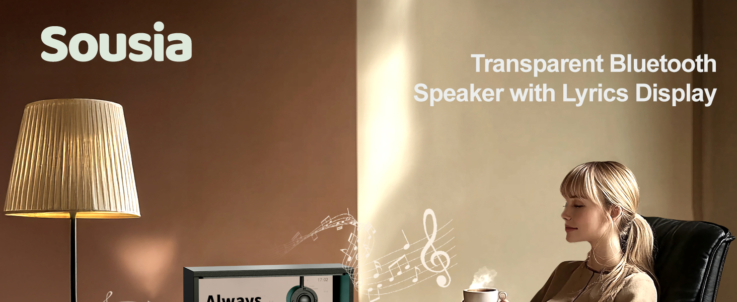 Sousia 60W Transparent Bluetooth Speaker