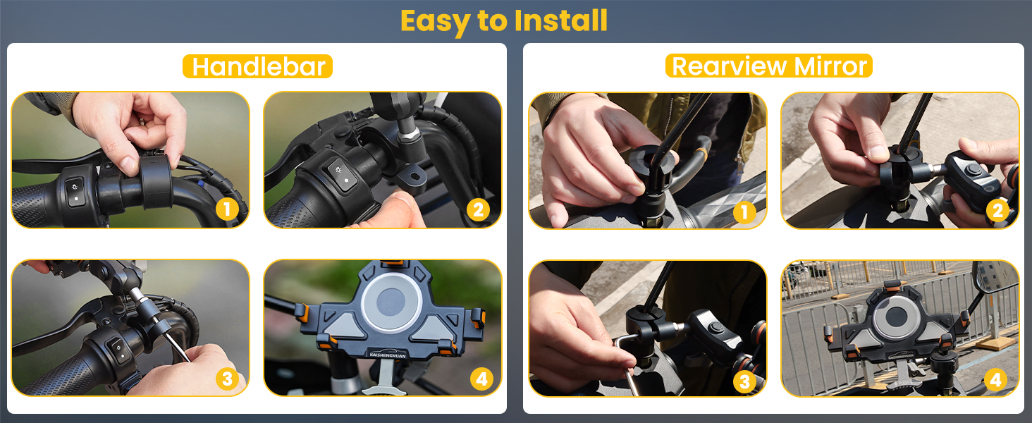 motorcycle cellphone holder