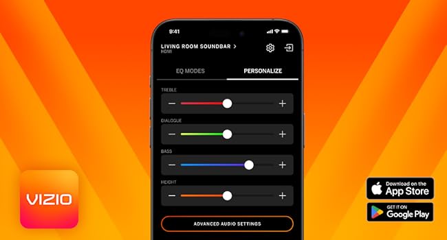 VIZIO Mobile App, Soundbar Controls