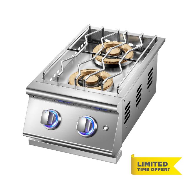 Grilling Side Burners for Outdoor Kitchen