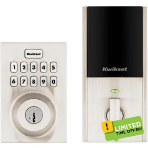 Kwikset HomeConnect 620 Z-Wave Long Range Enabled Keypad Smart Lock with Convenient Keyless Entry