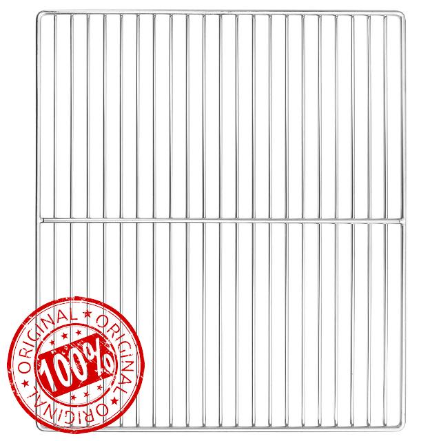 idaXL Silver Stainless Steel Grill Rack - 45x40x1cm Durable BBQ Accessory for Outdoor Cooking Garden/Patio