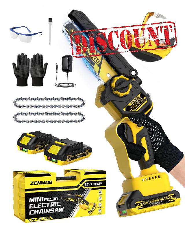 Mini Chainsaw Cordless 6 in