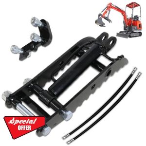Hydraulic Thumb Clip L-Shaped Bracket for Mini Excavators Small Digger