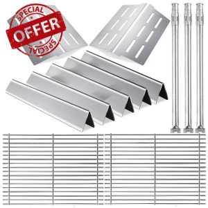 Grill Parts Replacement Kit for Weber Genesis 300 310 330 E330 E310 S310 S330 EP330 S320 E320 17.5" Flavorizer Bars