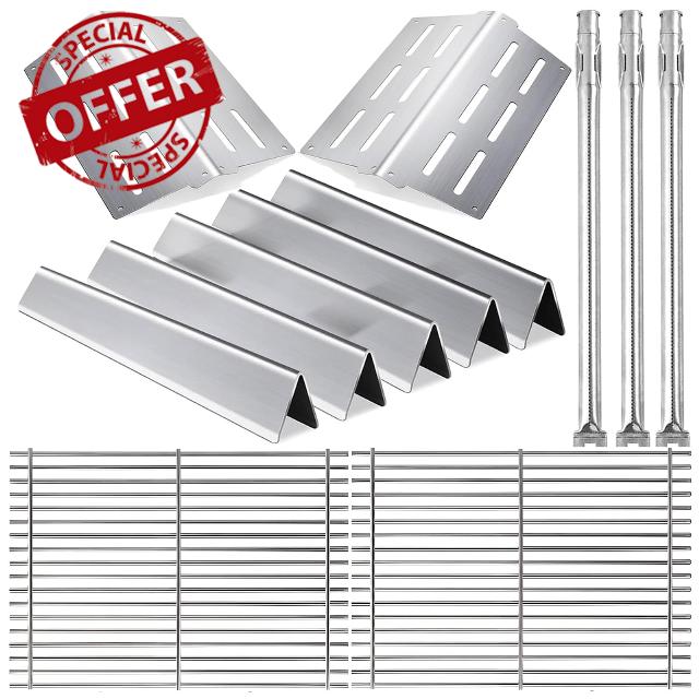 Grill Parts Replacement Kit for Weber Genesis 300 310 330 E330 E310 S310 S330 EP330 S320 E320 17.5" Flavorizer Bars