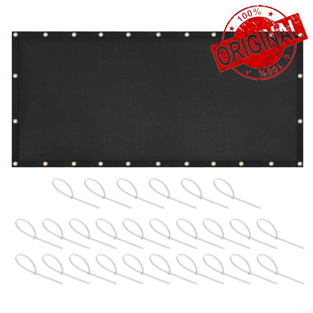 Fireproof Grill Heat Shield Mat 3x4FT 3x6FT 3x10FT Deck Protector Easy Clean BBQ Fence Guard 900°F Resistant(91.5 * 305cm)