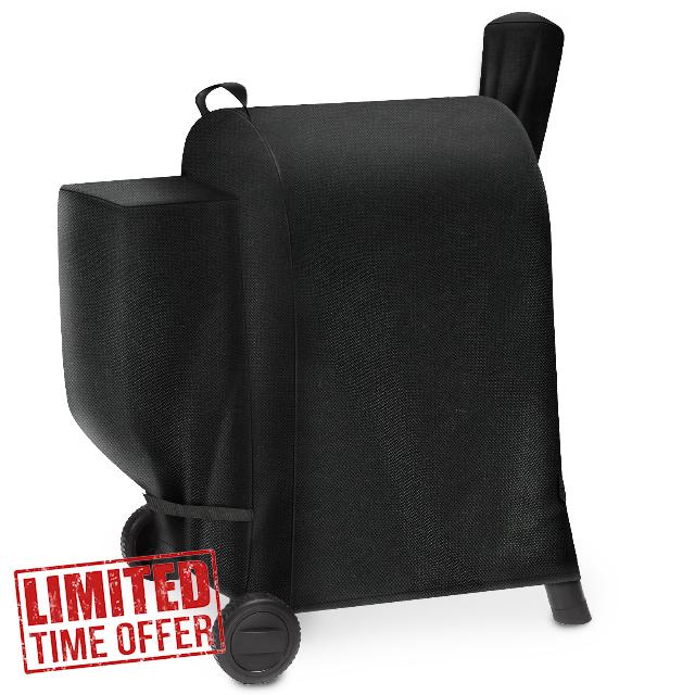 Grill Cover for Traeger Pro 575 22 Lil' Tex Elite Wood Pellet Smoker Replacement Parts BAC503 600D Outdoor Waterproof BBQ Covers for Z Grills 550B Grilling Accessory