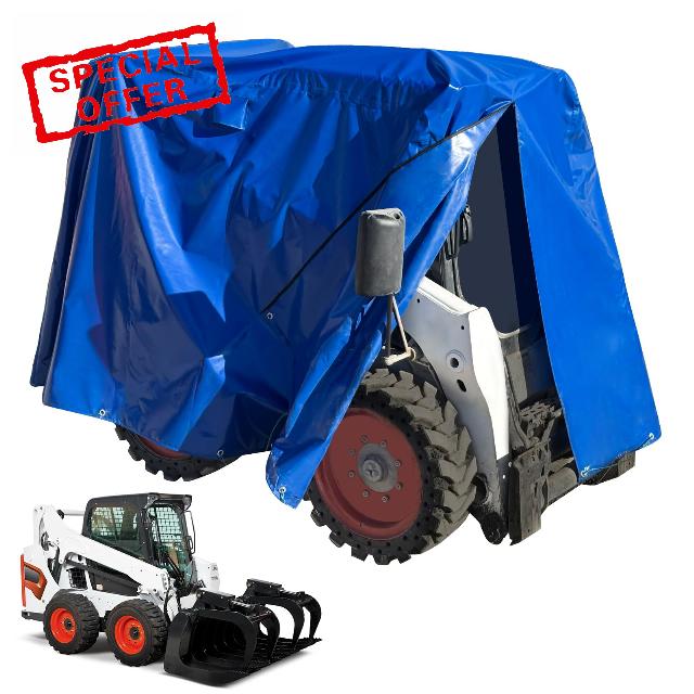 BOBCAT Skid Steer Cover - Heavy-Duty 12oz PVC
