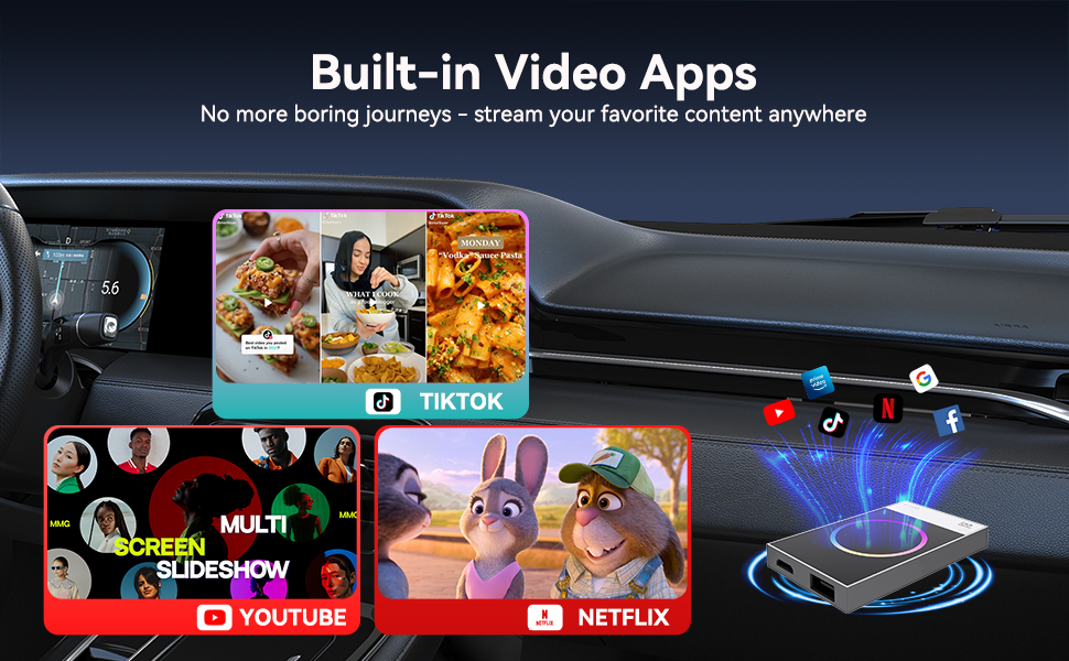 netflix carplay adapter