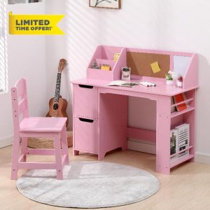 Kids Study Desk and Chair Set