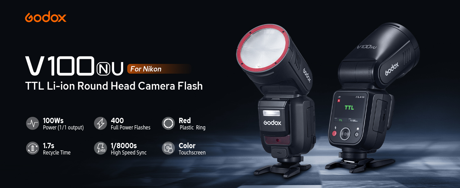 godox v100 nikon flash