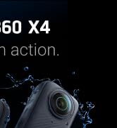 Insta360 X4 - 8K Waterproof 360 Action Camera