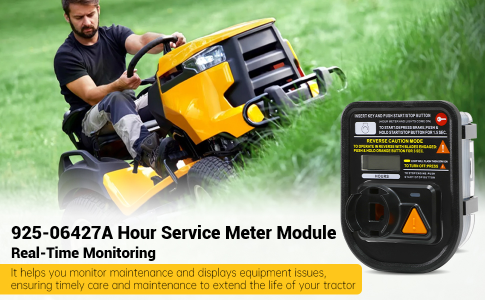 Hour Service Meter Module Fit for Enduro XT1 XT2 LT42 LX46 SLX50 Tractors