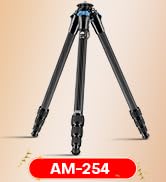 SIRUI Camera Tripod for Travel, Carbon Fibre Tripod for Camera AM-225+B-00K, 5-Section Compact Tr...