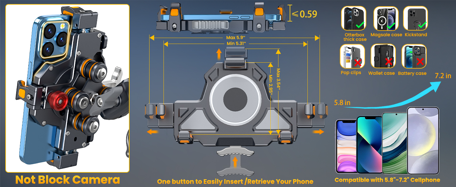 MOTORCYCLE PHONE HOLDER