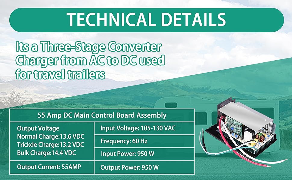 WF-8955-MBA RV Power Converter