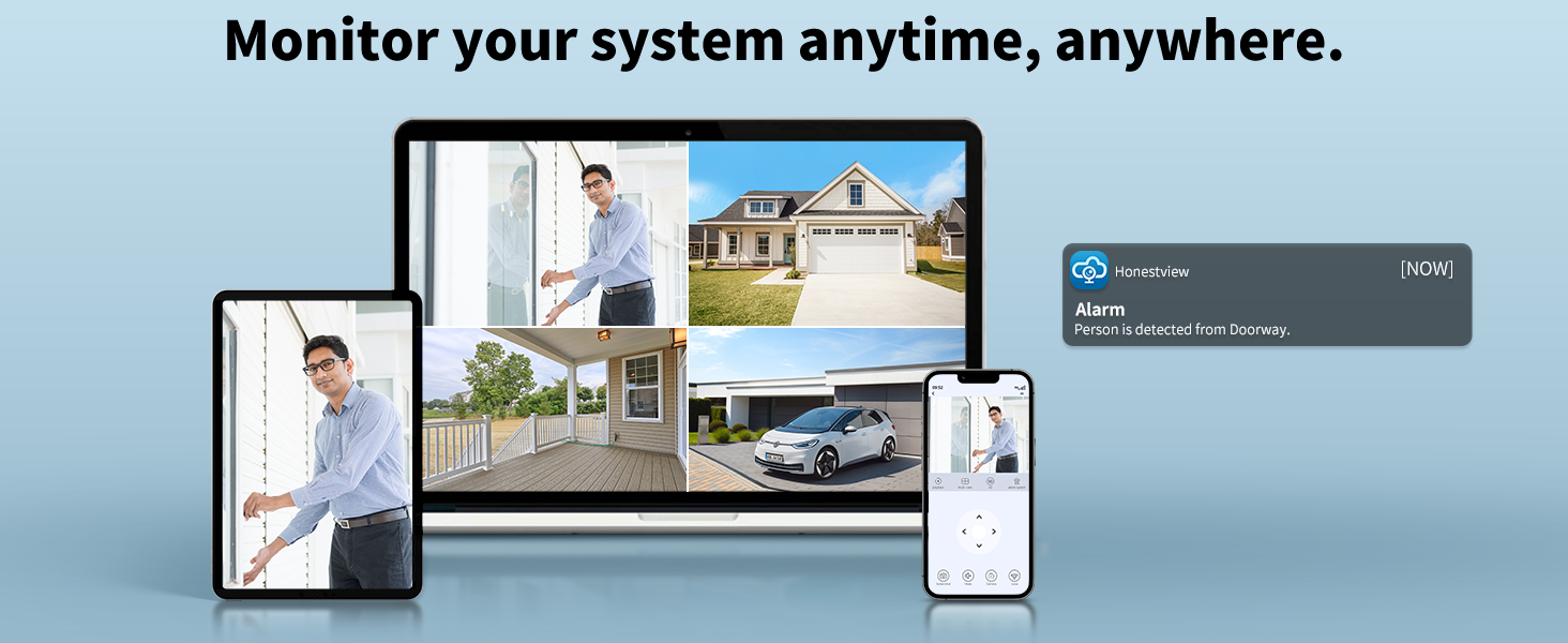 monitor your system anytime anywhere