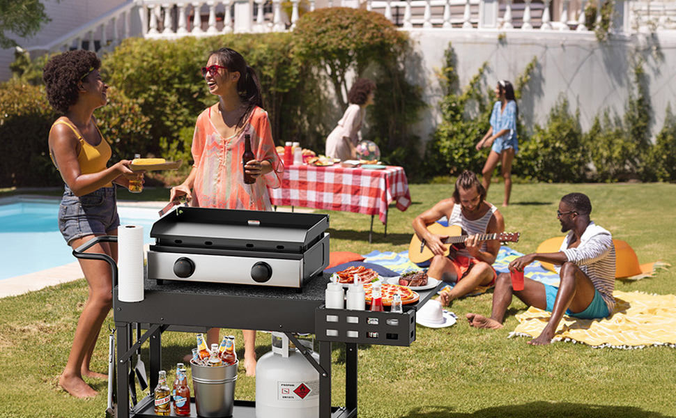 barbecue cart
