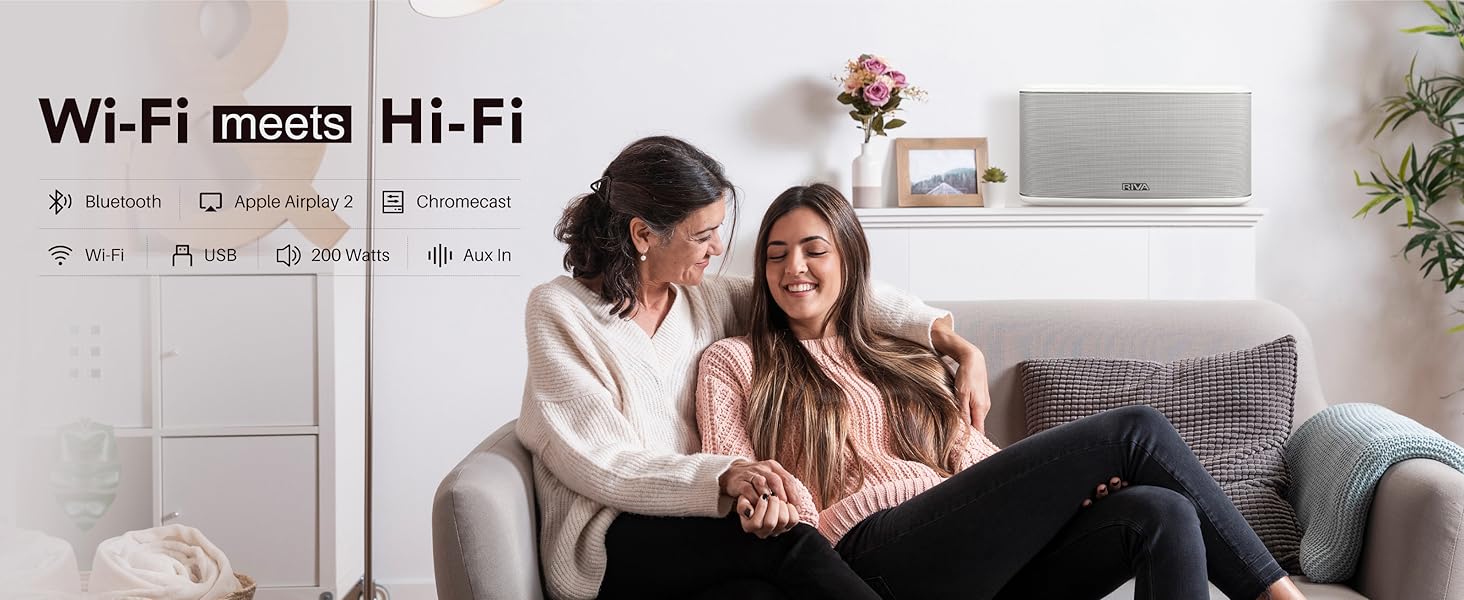 RIVA Festival wifi bluetooth speaker