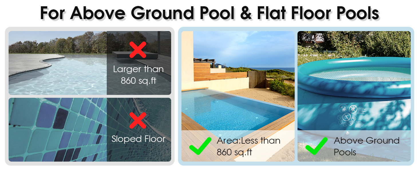 the types of pool used