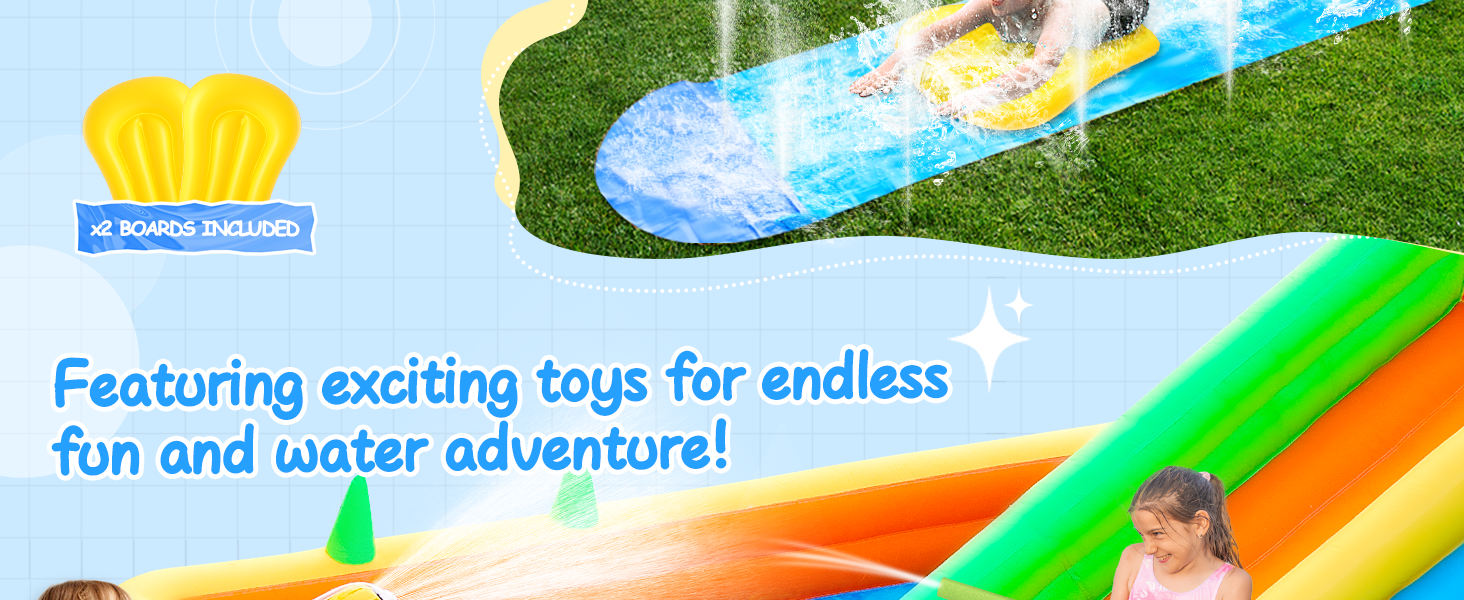 water slide