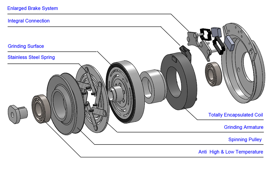 Electric PTO Clutch 070-1000-00 5218-114 5218-220 5218-83