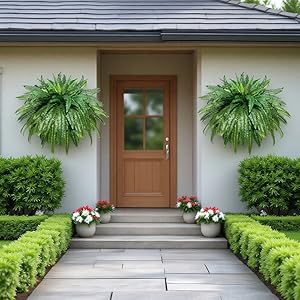 outdoor artificial ferns
