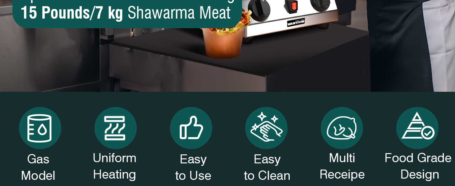 15 Pounds/7 kg Shawarma Meat