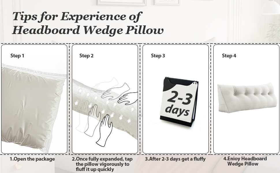 pillow headboard full