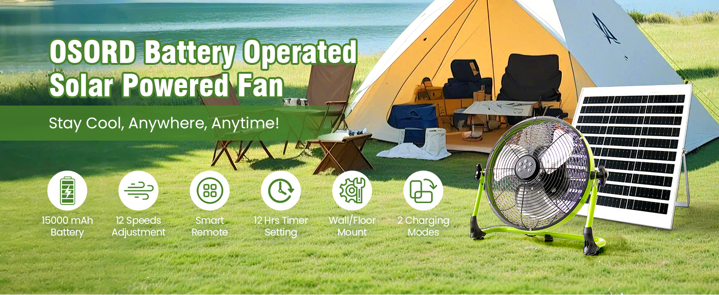 solar fan