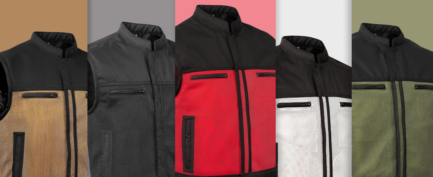 lightweight motorcycle vest breathable motorcycle vest mesh motorcycle vest