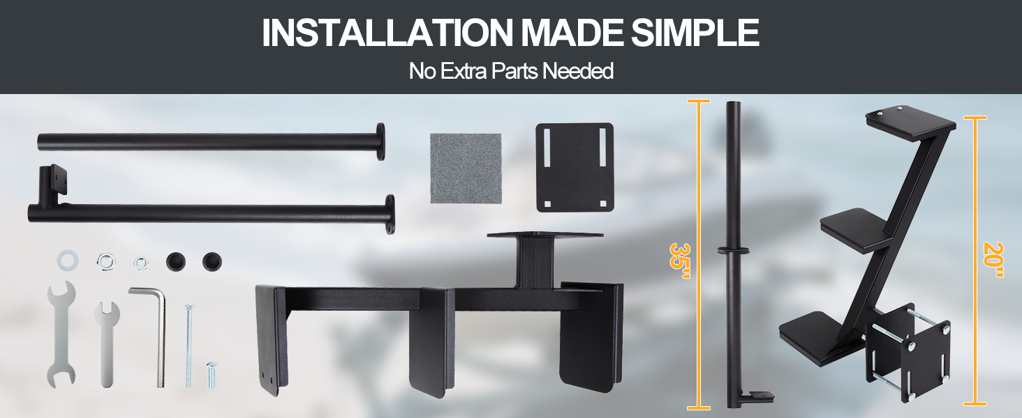 3 Step Boat Trailer Steps