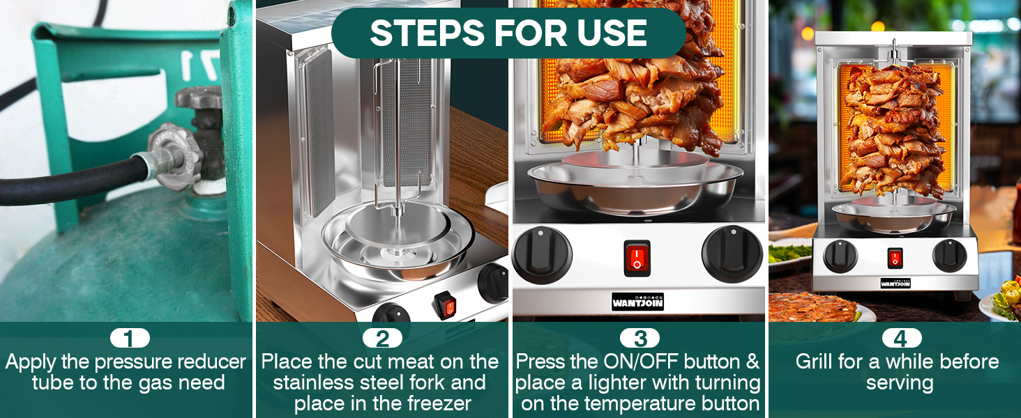 STEPS FOR USE