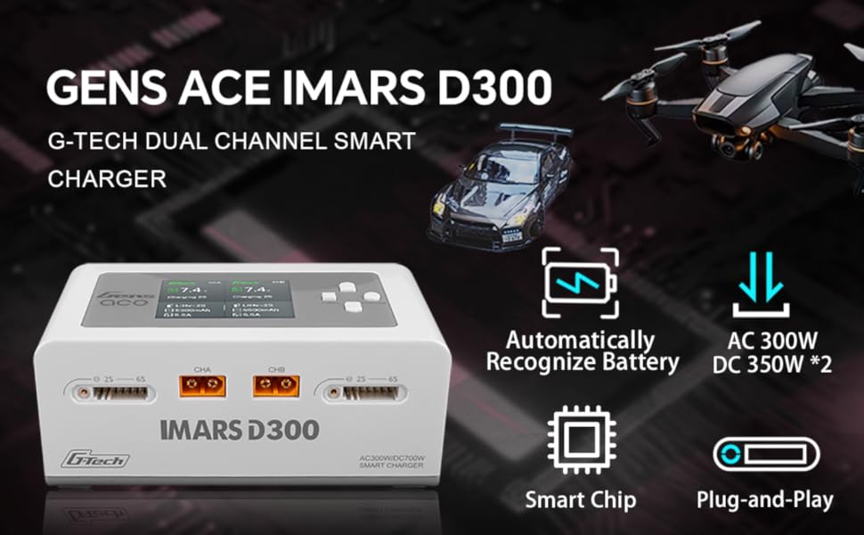 gens ace rc battery charger