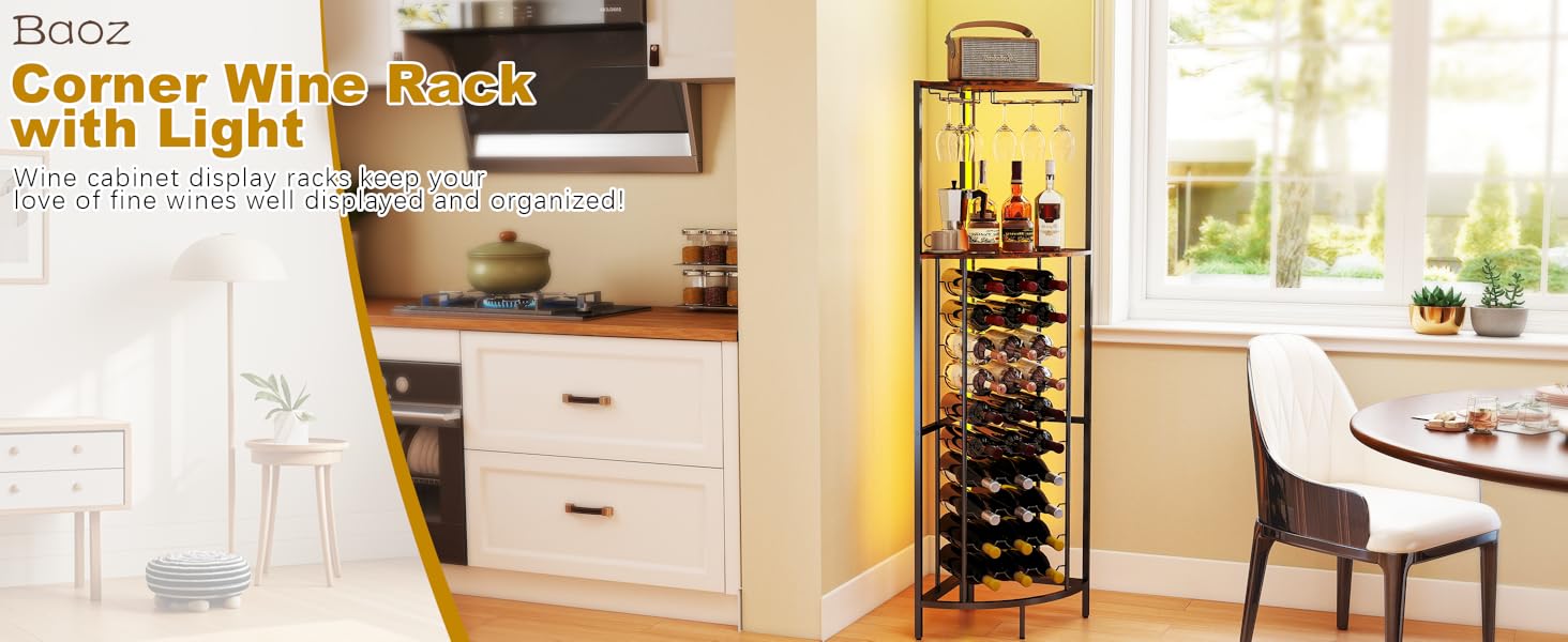 Corner Wine Rack