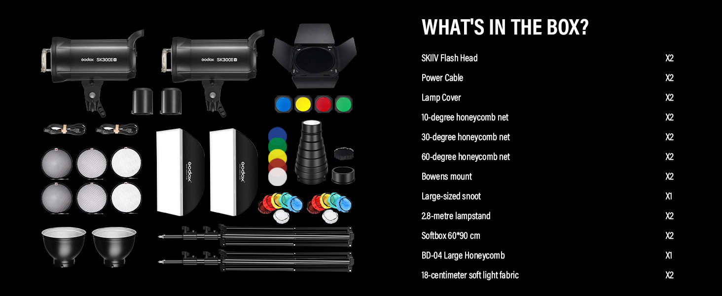 Godox SK300IIV Photo Studio Strobe Flash