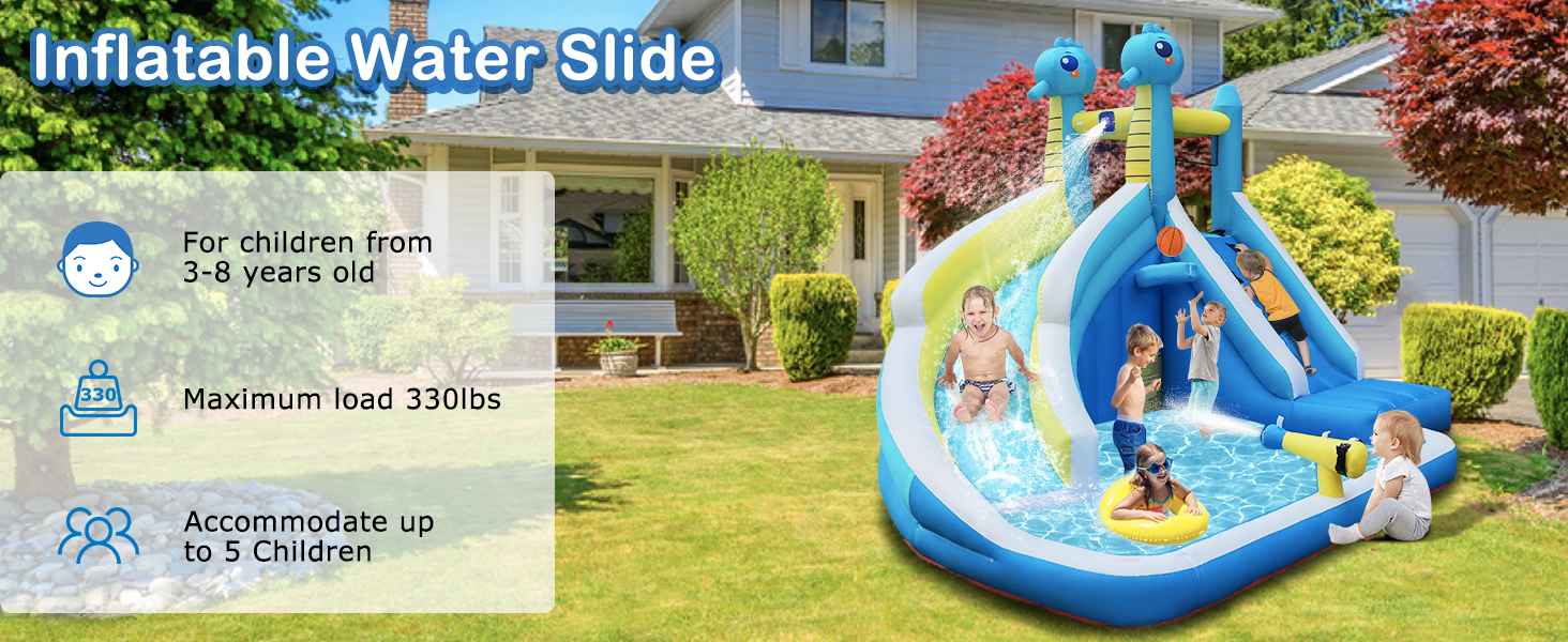 inflatable water slide