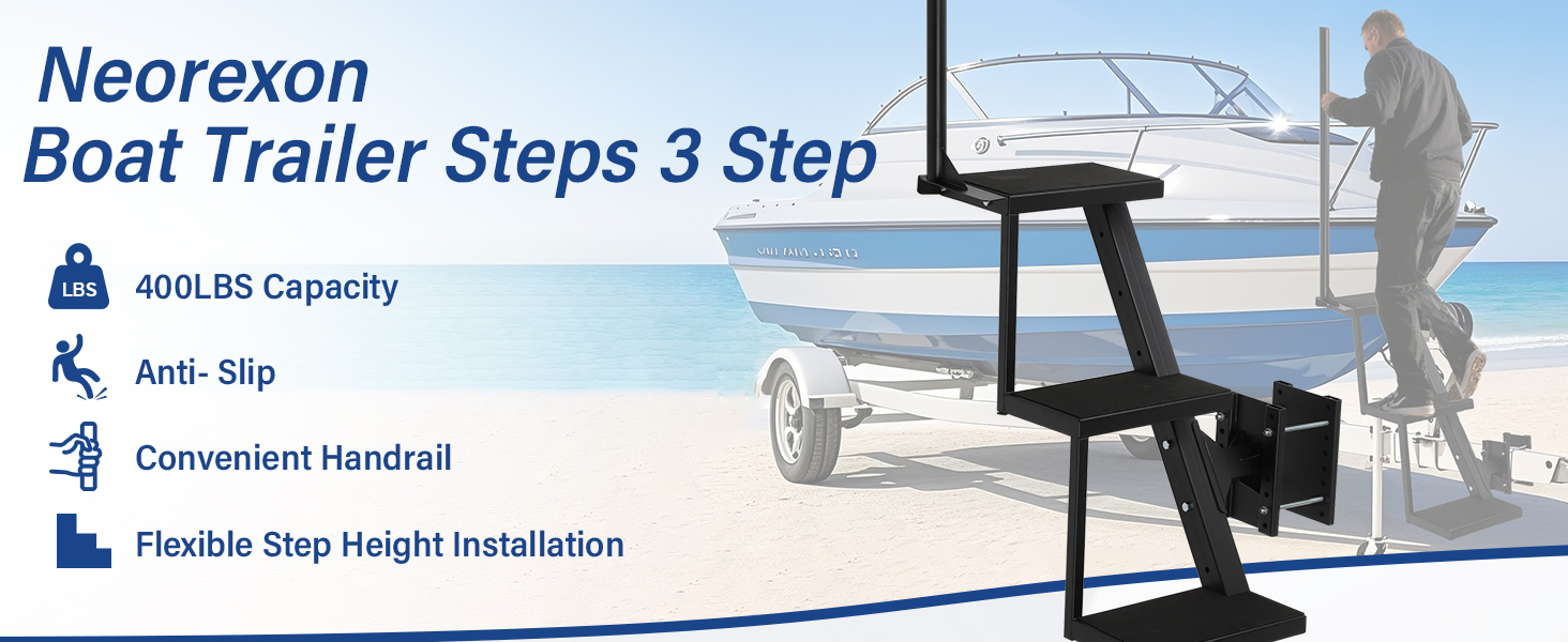boat trailer steps