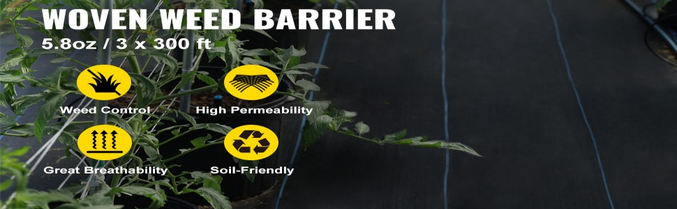 Woven Weed Barrier Fabric 10