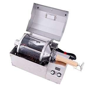 450g direct fired heating nut roaster barista coffee roaster machine