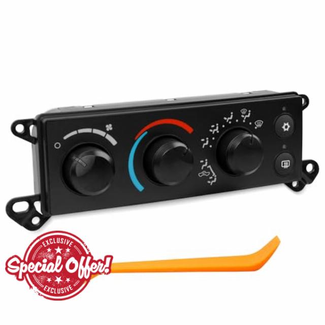 P55056569AC Climate Control Module A/C Air Conditioning Heater Control Switch Panel Fits for 2006-2008 Ram 3500 2500 1500 &2008-2011 Dodge Dakota