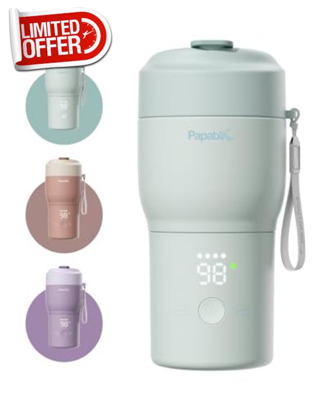 Papablic Portable Bottle Warmer for Travel – Fast Heating