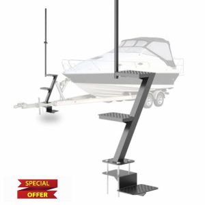 3 Step Boat Trailer Steps for Tongue Heavy Duty