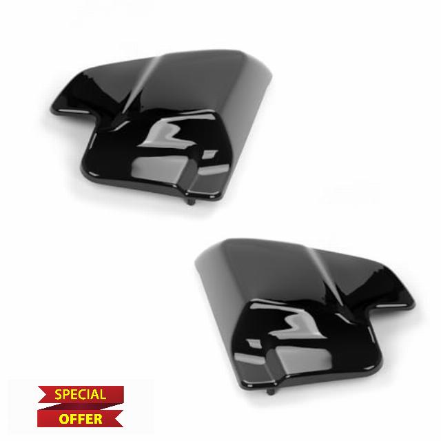 1 Pair Bright Black ABS Side Covers Panel for Harley Touring Electra Road Glide Road King Street Glide 1997-2007
