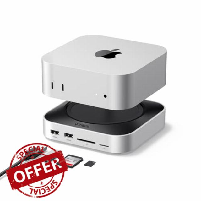 UGREEN Mac mini M4 Dock & Stand with NVMe SSD Enclosure