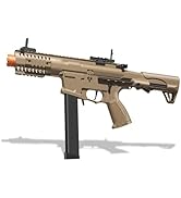 EMERBU Gel Splat Blaster Scar with Metal Gearset and 11.1V Rechargeable Battery - Improved by EME...