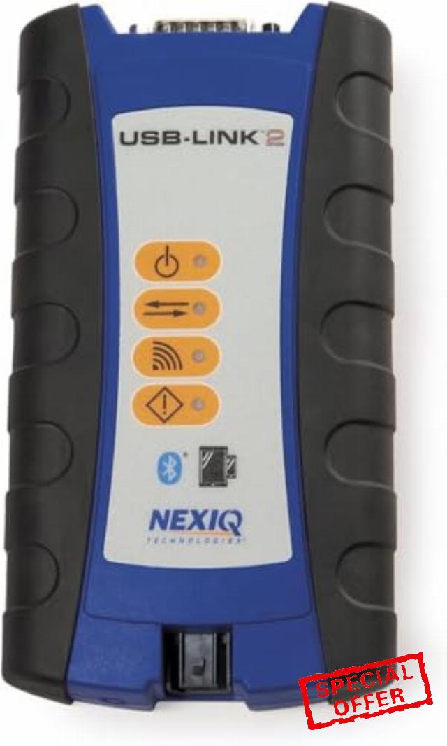 Universal Truck Excavator Diagnostic Scanner Tool for Nexiq USB Link 2 Bluetooth Interface Adapter Heavy Duty Truck Scanner Diagnosis.OE#124032